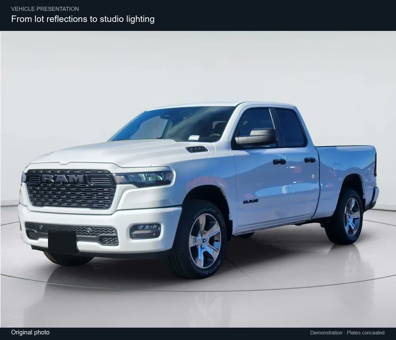 RAM source presentation with reflections